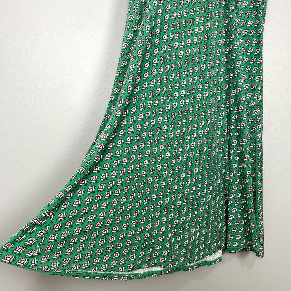 Boden Eva Jersey Knit Midi Dress Women’s Size 14 Floral Retro Whimsical Flared - Picture 5 of 8